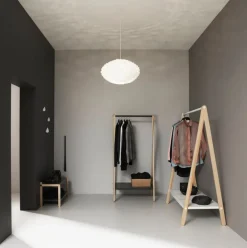 Normann Copenhagen Toj clothes rack, small, grey - ash