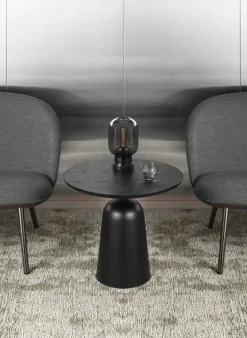 Normann Copenhagen Turn side table 55 cm, black