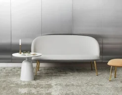 Normann Copenhagen Turn side table 55 cm, warm grey