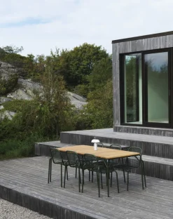 Normann Copenhagen Vig armchair, dark green