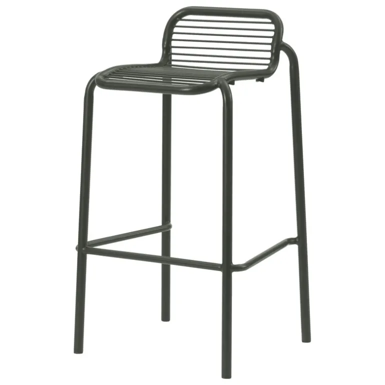 Normann Copenhagen Vig barstool, 75 cm, dark green
