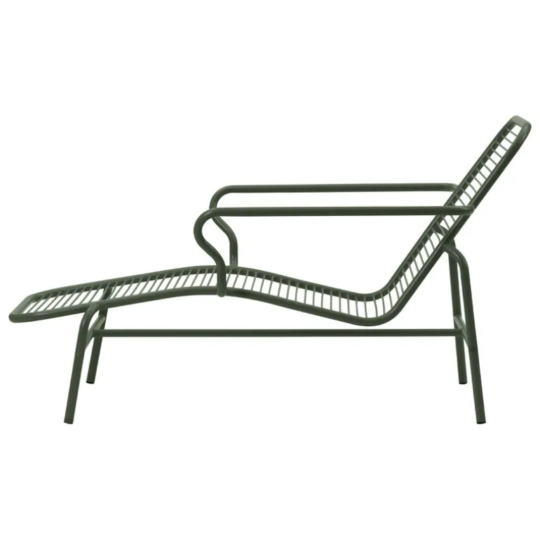 Normann Copenhagen Vig chaise longue, dark green