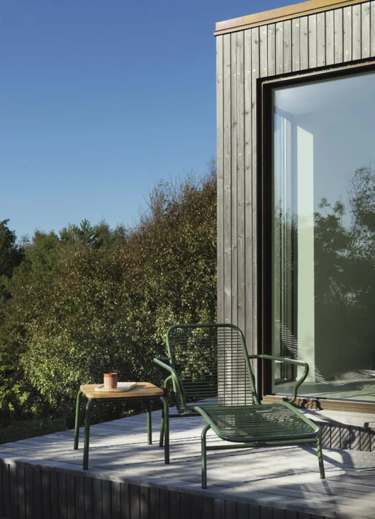 Normann Copenhagen Vig chaise longue, dark green