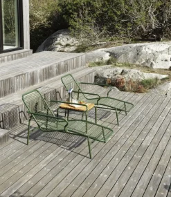 Normann Copenhagen Vig chaise longue, dark green