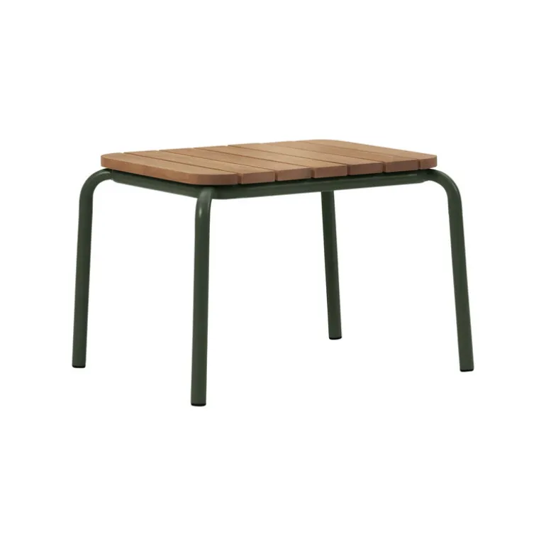 Normann Copenhagen Vig coffee table, 55 x 45 cm, Robinia wood - dark green