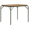 Normann Copenhagen Vig dining table, 90 x 80 cm, Robinia wood - dark green