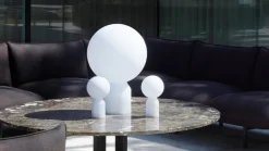 Normann Copenhagen Yo portable table lamp, small, white