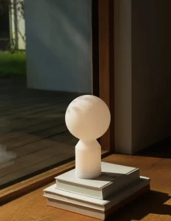 Normann Copenhagen Yo portable table lamp, small, white