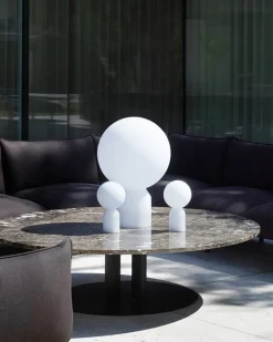 Normann Copenhagen Yo portable table lamp, small, white