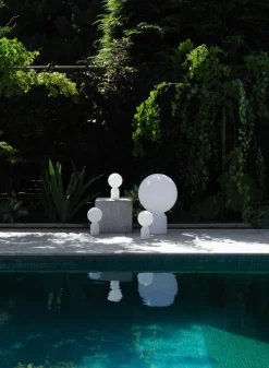 Normann Copenhagen Yo portable table lamp, small, white