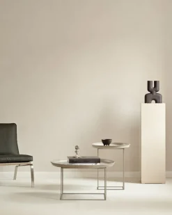 NORR11 Duke coffee table, 70 cm, stone