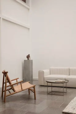 NORR11 Duke coffee table, 70 cm, stone