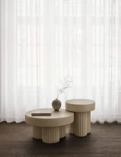 NORR11 Gear coffee table, 37 x 70 cm, chai