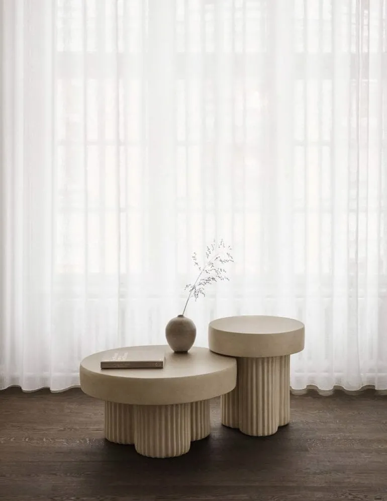 NORR11 Gear coffee table, 37 x 70 cm, chai