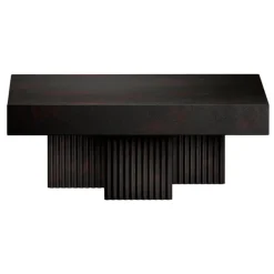 NORR11 Gear Square coffee table, 100 x 100 cm, earth