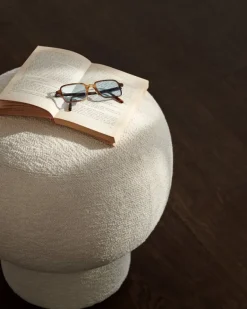 NORR11 Liège pouf, Barnum Bouclé 01 off-white