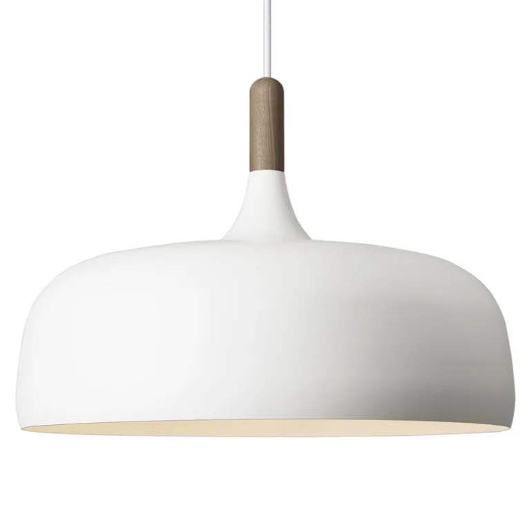 Northern Acorn pendant, white matt