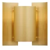Northern Butterfly wall lamp, brass