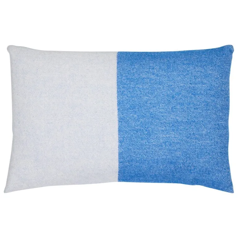 Northern Echo cushion cover, 40 x 60 cm, vertical blue