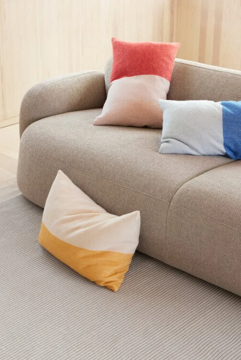 Northern Echo cushion cover, 40 x 60 cm, horizontal yellow