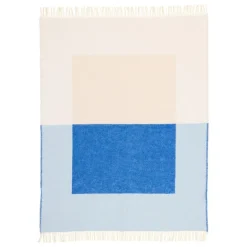 Northern Echo throw, 130 x 170 cm, blue