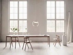 Northern Expand dining table, 200 x 90 cm, extendable, light oak