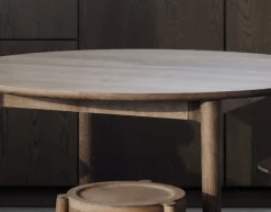 Northern Expand dining table, 120 cm, extendable, smoked oak