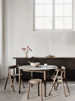 Northern Expand dining table, 120 cm, extendable, smoked oak