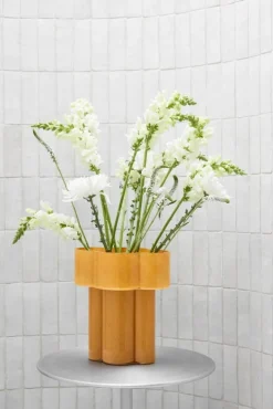 Northern Fab vase, yellow