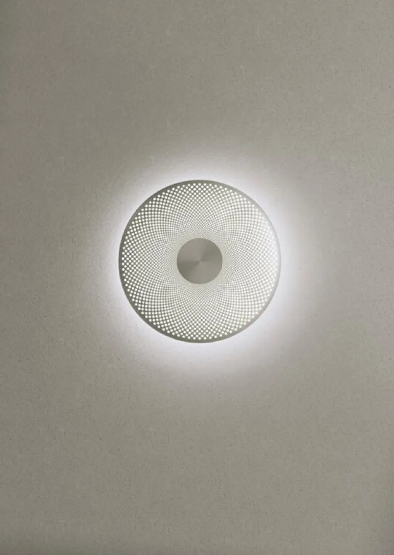 Northern Glint wall lamp, white