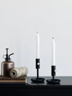 Northern Granny candle holder, 11,5 cm, black