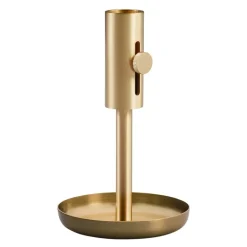 Northern Granny candle holder, 16 cm, brass