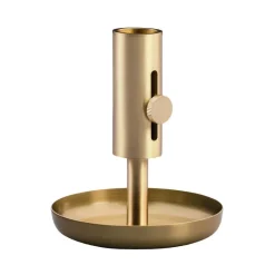 Northern Granny candle holder, 11,5 cm, brass