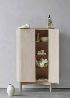 Northern Loud cabinet,tall, light oak