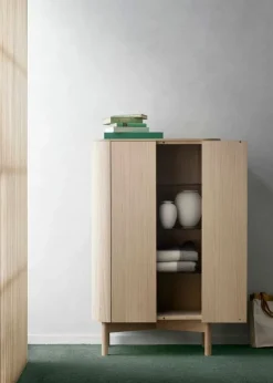 Northern Loud cabinet,tall, light oak