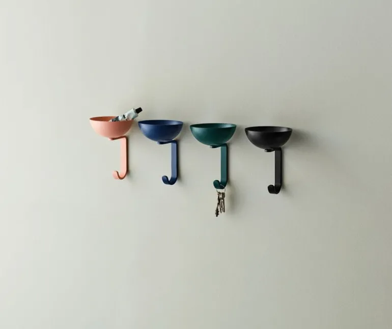 Northern Nest wall hook, black matt