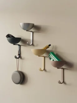 Northern Nest wall hook, light yellow