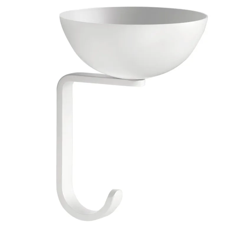 Northern Nest wall hook, white matt