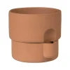 Northern Oasis flowerpot, small, terracotta