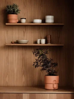 Northern Oasis flowerpot, small, terracotta