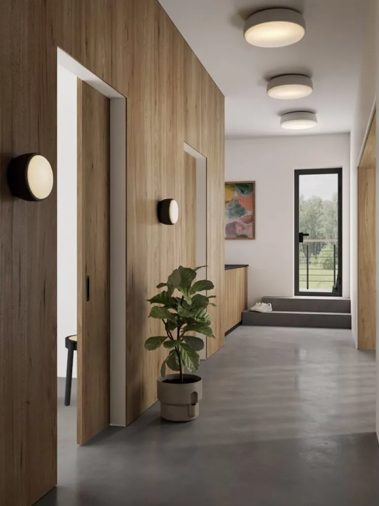 Northern Over Me wall/ceiling lamp, 50 cm, white