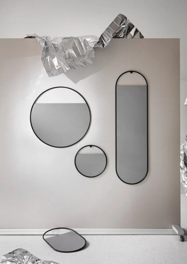 Northern Peek mirror, circular, small