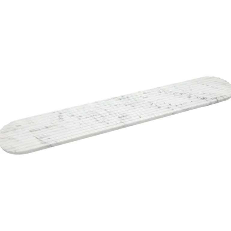 Northern Podium board, 90 cm, mixed white marble