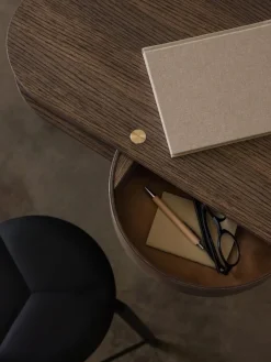 Northern Valet wall console, smoked oak