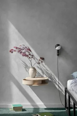 Northern Valet wall drawer, small, light oak