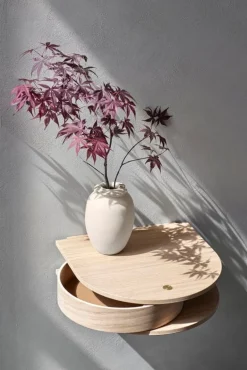 Northern Valet wall drawer, small, light oak