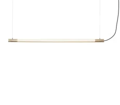 NUAD Radent pendant lamp 135 cm, brass