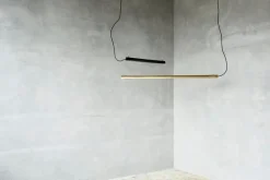 NUAD Radent pendant lamp 135 cm, brass