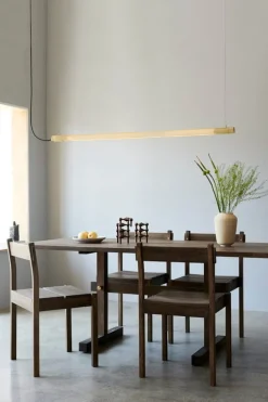 NUAD Radent pendant lamp 135 cm, brass