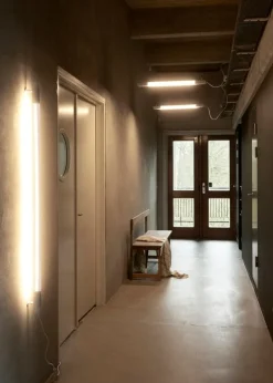 NUAD Radent wall lamp 135 cm, white